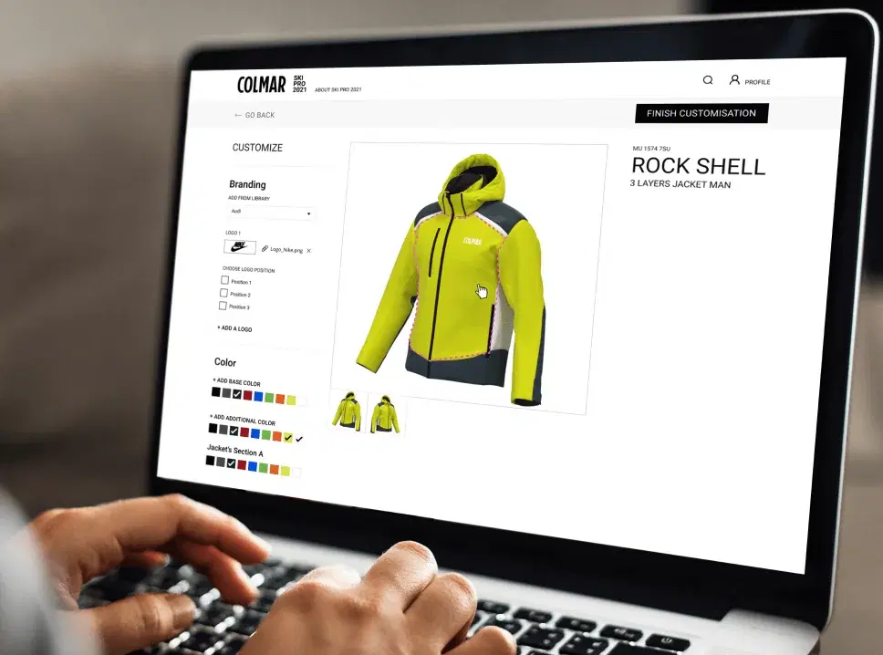 COLMAR online configurator – solution illustration
