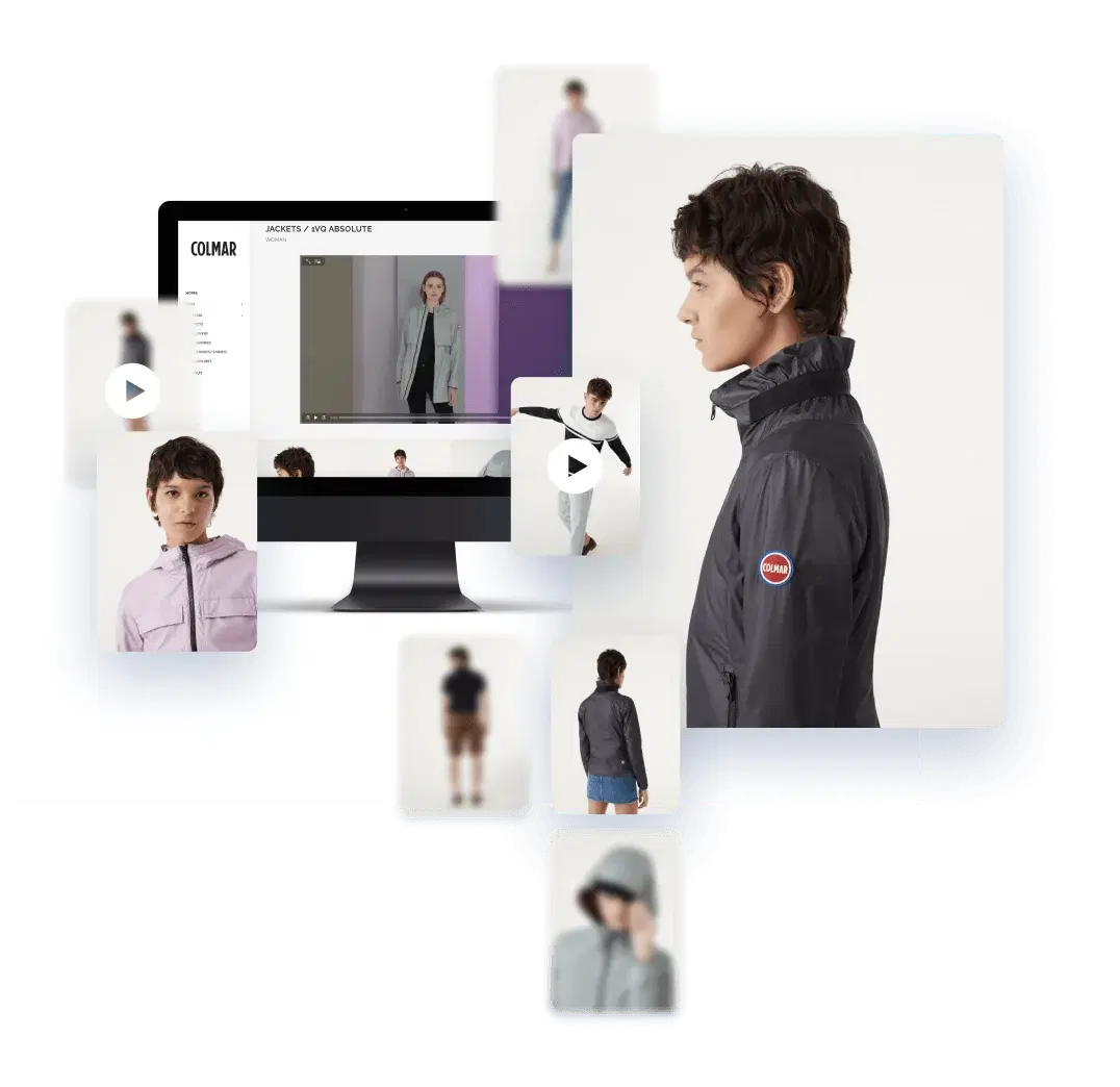 Colmar b2b online catalogue – solution illustration