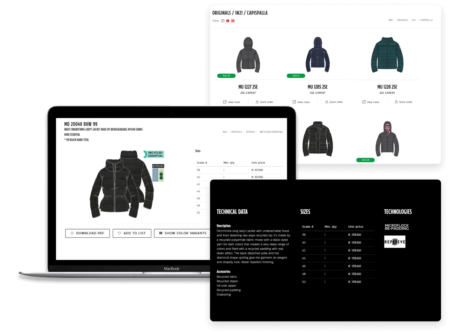 Fashion online catalogue – solution illustration